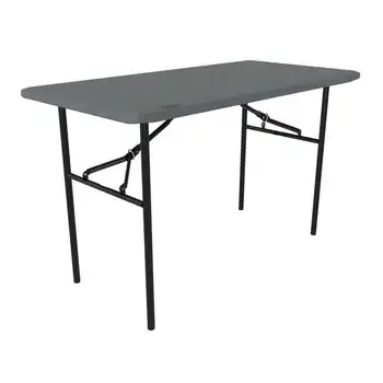 Складной стол на 4 фута (незаменимый) Серый 80694 Сверхлегкие Складные столы для Пешего Туризма, Скалолазания, пикника