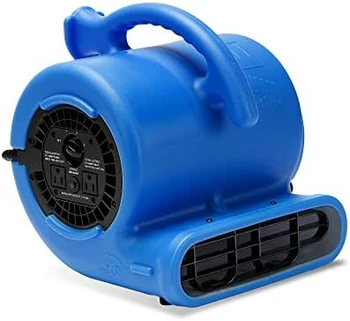 Воздушный движитель 1/4 л.с. 900 CFM для оборудования для восстановления повреждений от воды, сушилка для ковров, напольный вентилятор, для дома и сантехники, синий