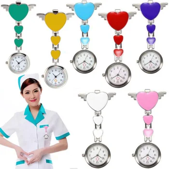 Новые Карманные Часы Медсестры С Круглым Циферблатом, Кварцевая Брошь В Виде Ангела, Подвесные Часы Доктора