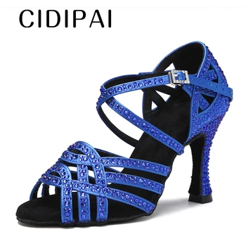 CIDIPAI/ Женская Модная обувь для латиноамериканских танцев; Пикантные Бальные красные сапоги для танцев Сальсы; Дышащие танцевальные ботинки на каблуке; Женская обувь для вечеринок;