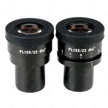 Окуляры с регулируемым фокусным расстоянием -AmScope поставляет окуляры с регулируемым фокусным расстоянием 10X для Zeiss Leica и Nikon (30 мм)