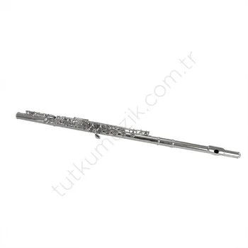 Боковая флейта с футляром и аксессуарами Mi Mechanical Off-Set G-Touch Silver, музыкальные инструменты для начинающих Турецкого производства