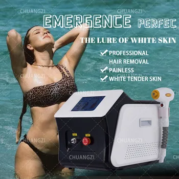 Новый Летний Ледяной Платиновый 3-х Волновой 808-диодный лазер Безболезненное Удаление волос Оборудование Для Омоложения кожи Max 2000w 705 1064808nm
