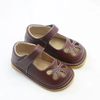 Детская обувь, Первые Ходунки от 6 м до 3 лет, Кожаные Туфли Принцессы Мэри Джейн на плоской подошве, Повседневная Легкая Обувь